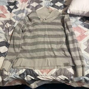 Calvin Klein Shawl Gray Sweater